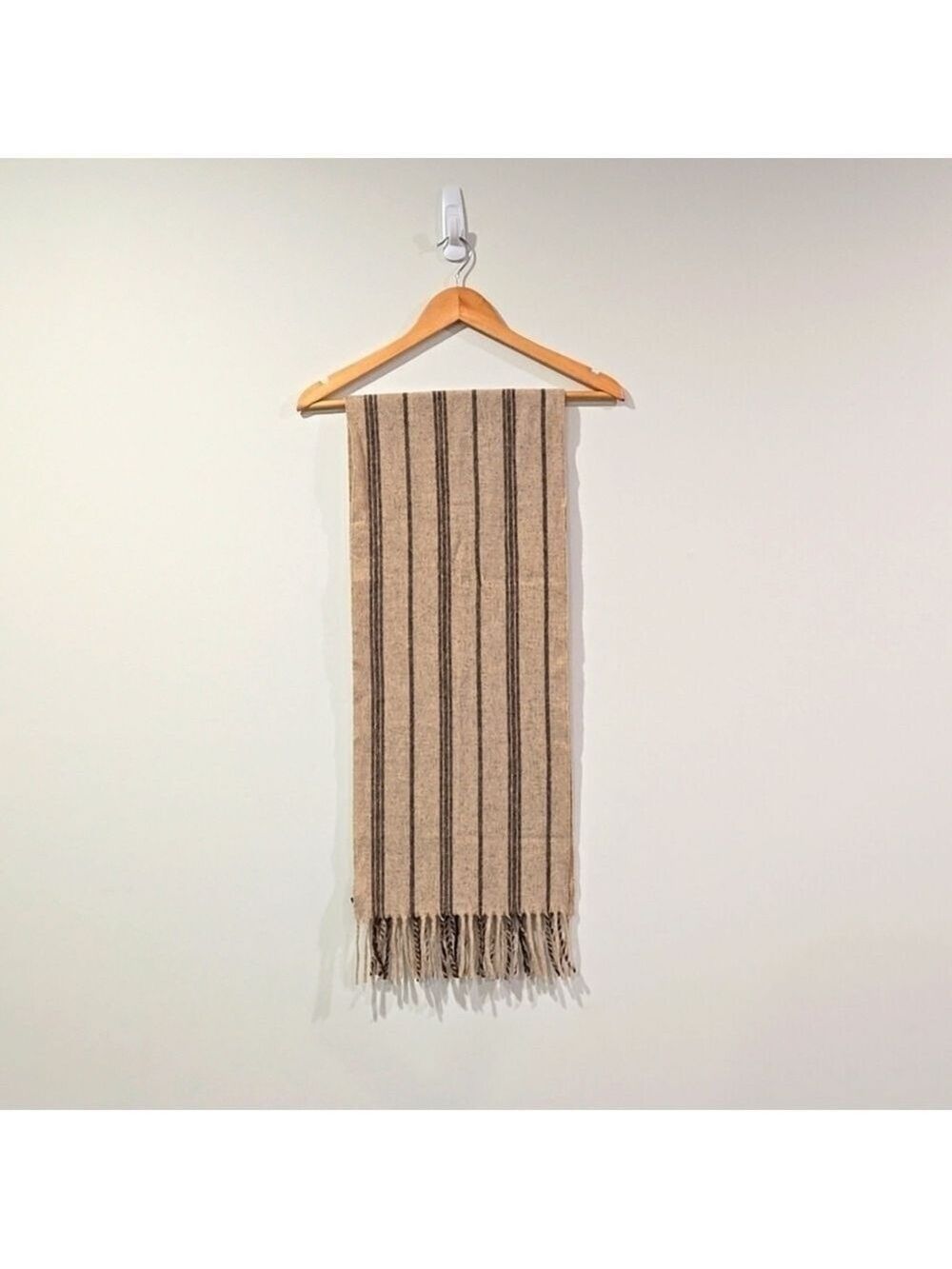 Vintage Danier Neutral Unisex Wool Academia Preppy Scarf